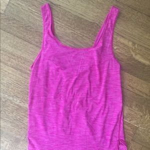 Lululemon pink straight up singlet size 4